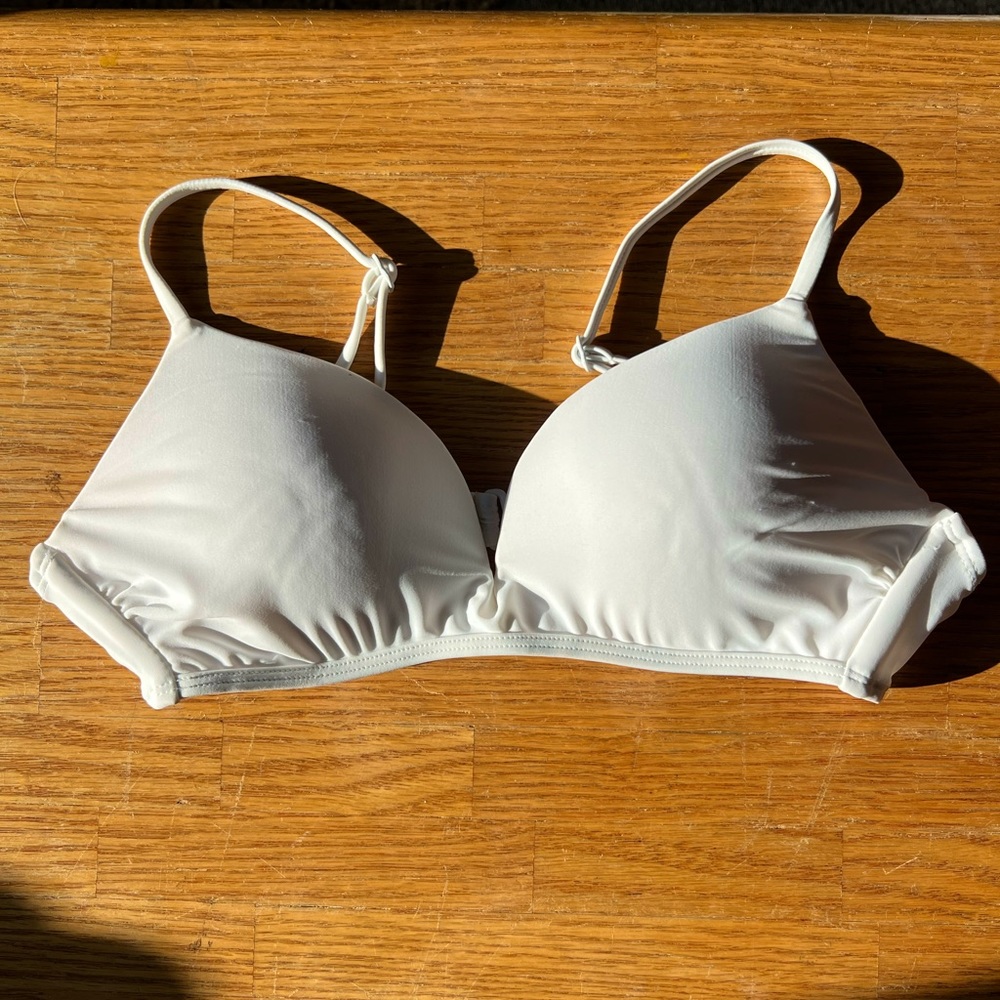 White swimsuit top